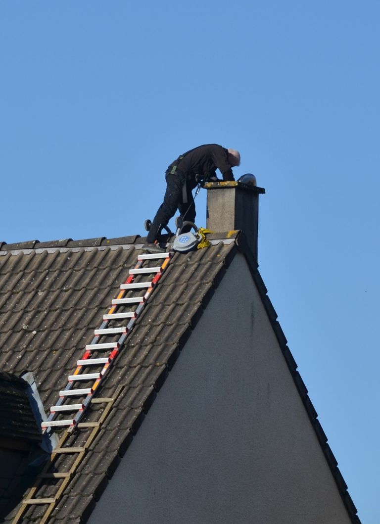 Schornsteinverlängerung aus Edelstahl